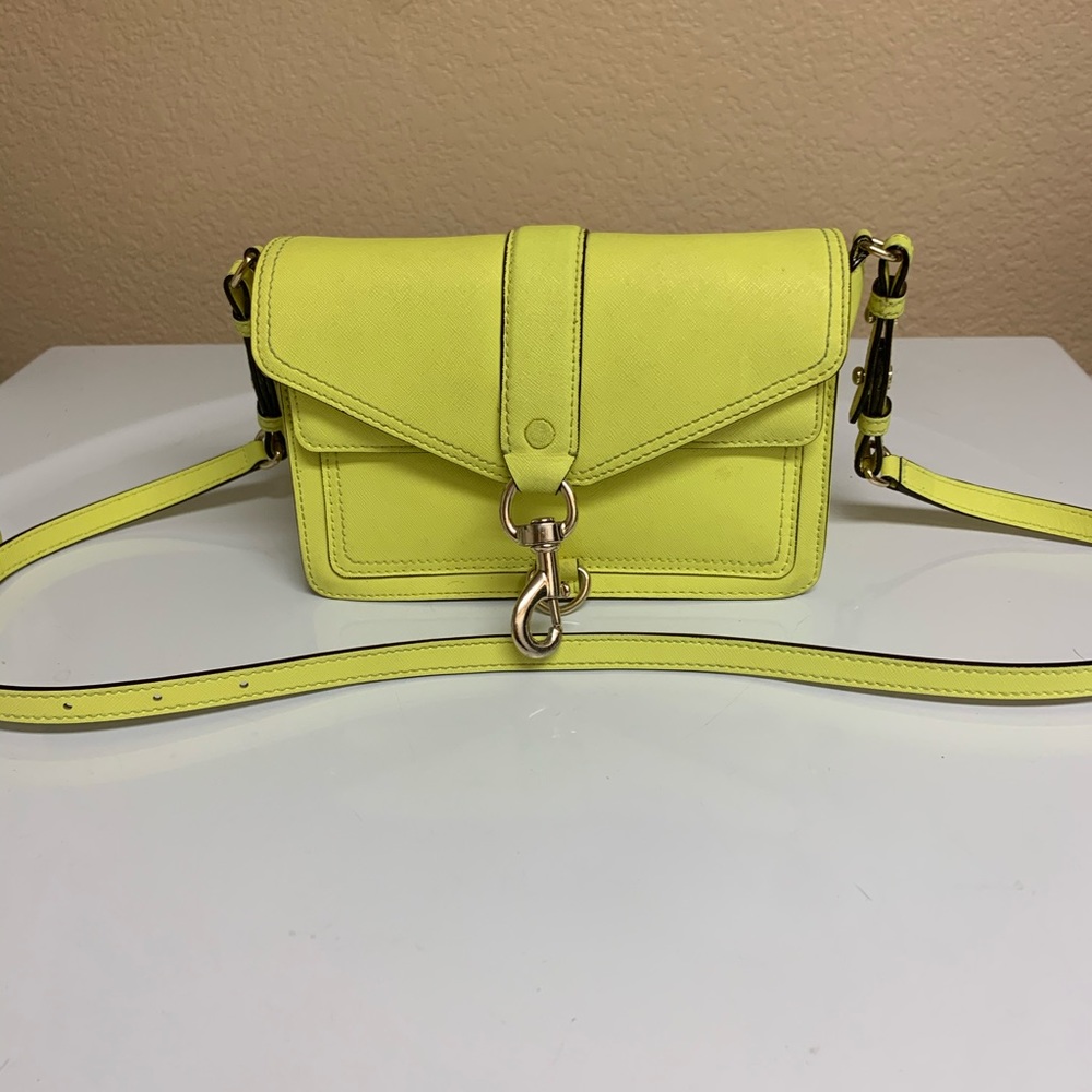 Rebecca Minkoff Capr Yellow Hudson Mimi Motto Bag